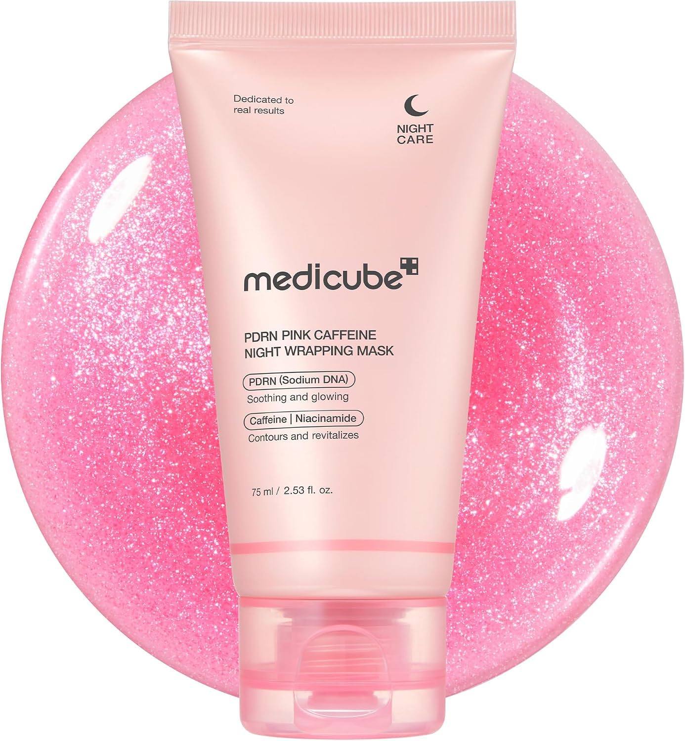 medicube Wrapping Mask PDRN Caffeine - Overnight Peel Off Facial Mask | Caffeine