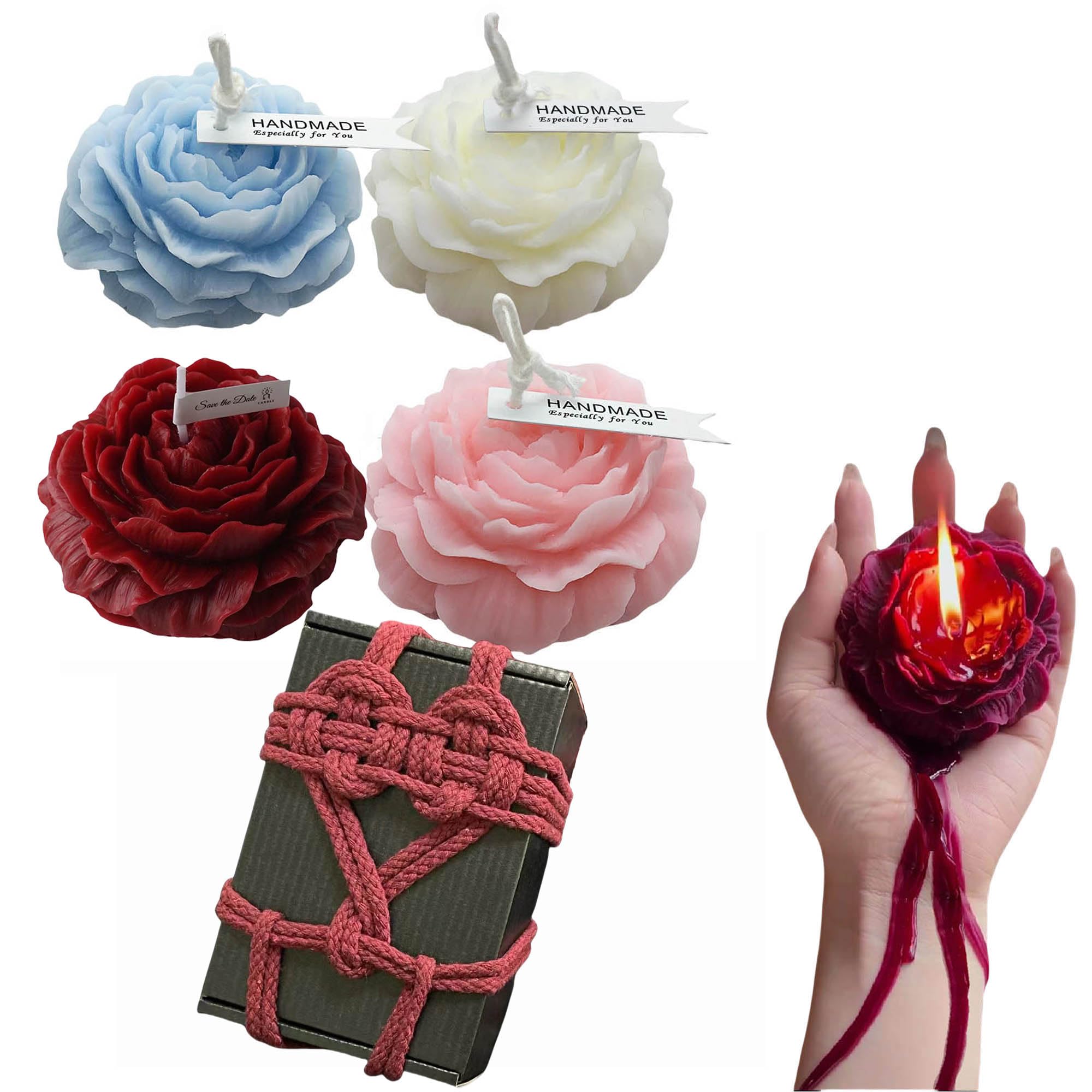 Cooary Low Temperature Scented Candles Adult Body Safe Wax Play for Couples | Lo