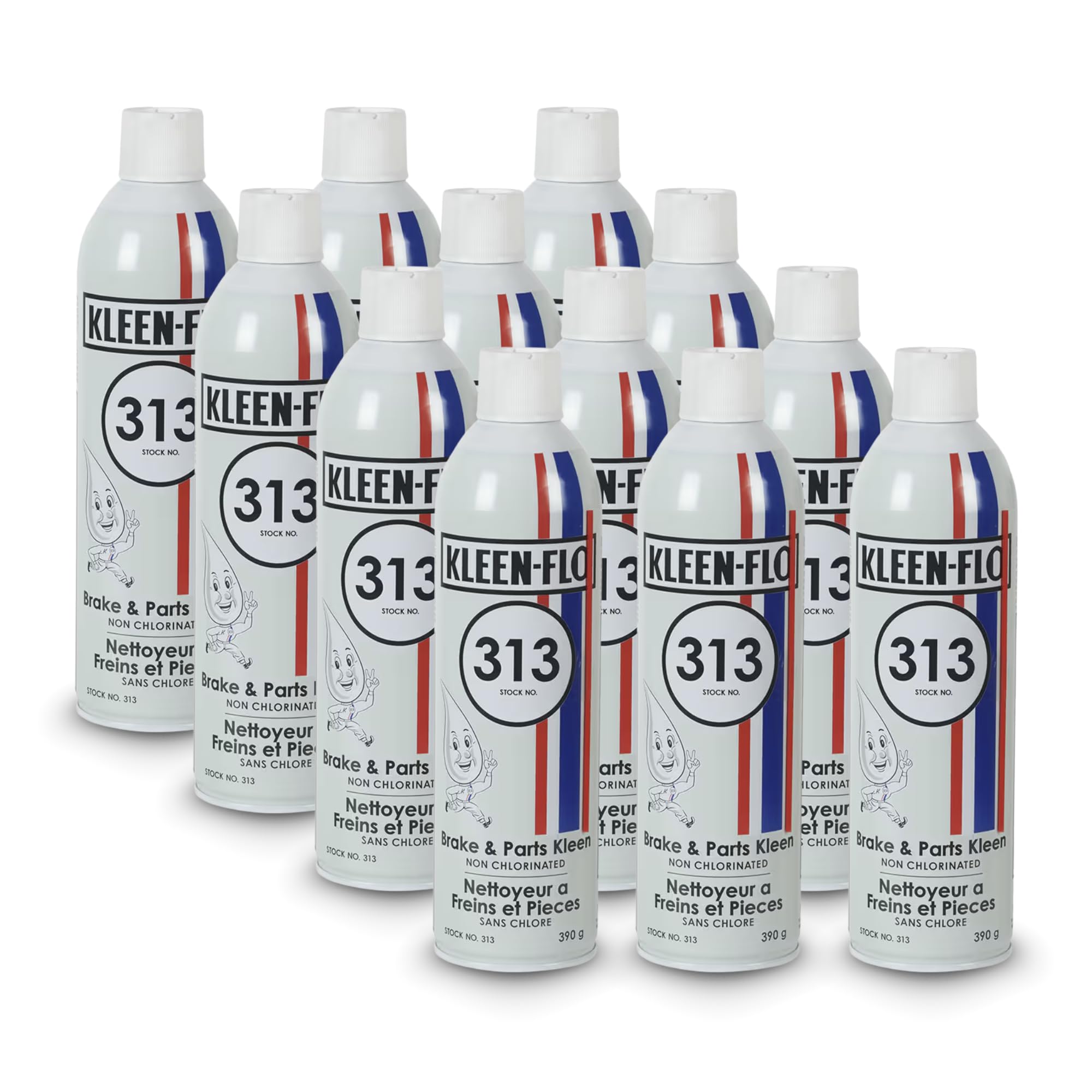 Kleen-Flo 313 Non-Chlorinated Brake Cleaner Spray | Professional Strength Fast-D