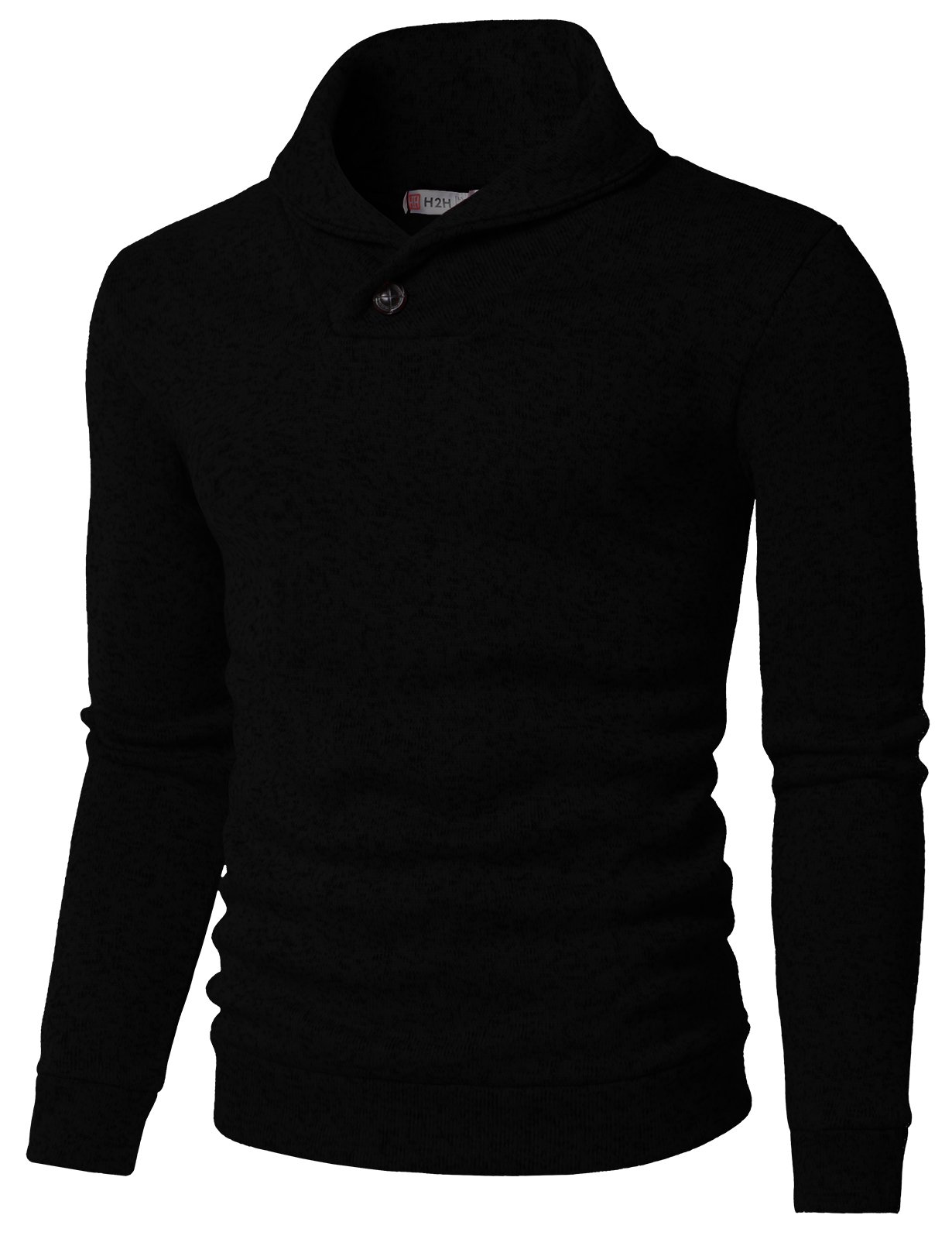 H2H Men's Casual Slim Fit Pullover Sweater Knitted Thermal Sweatshirt
