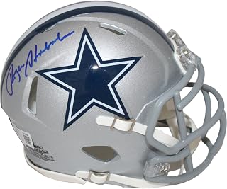 Roger Staubach Autograhed/Signed Dallas Cowboys Mini Helmet Beckett