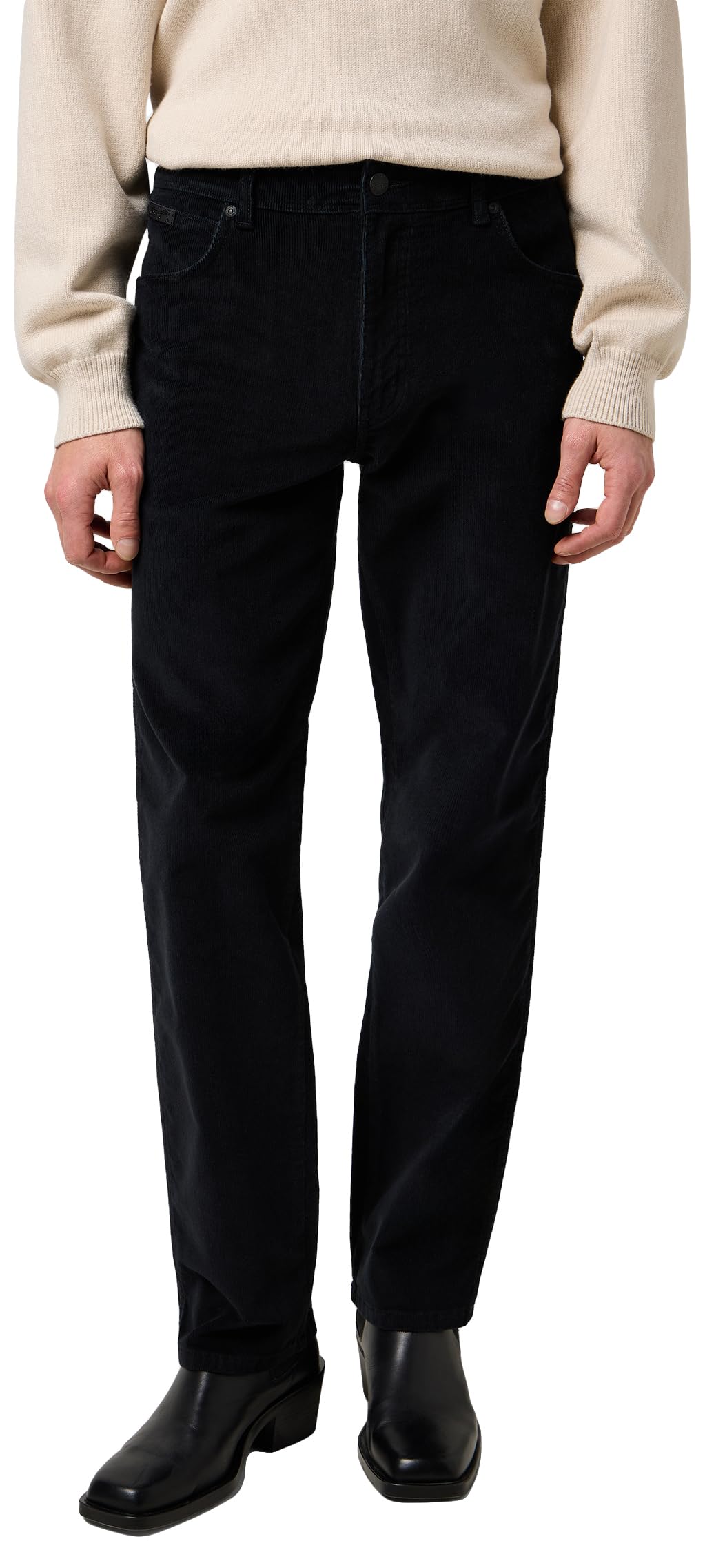 Wrangler - Mens Jeans - Authentic Straight Fit - Texas - Black Overdye