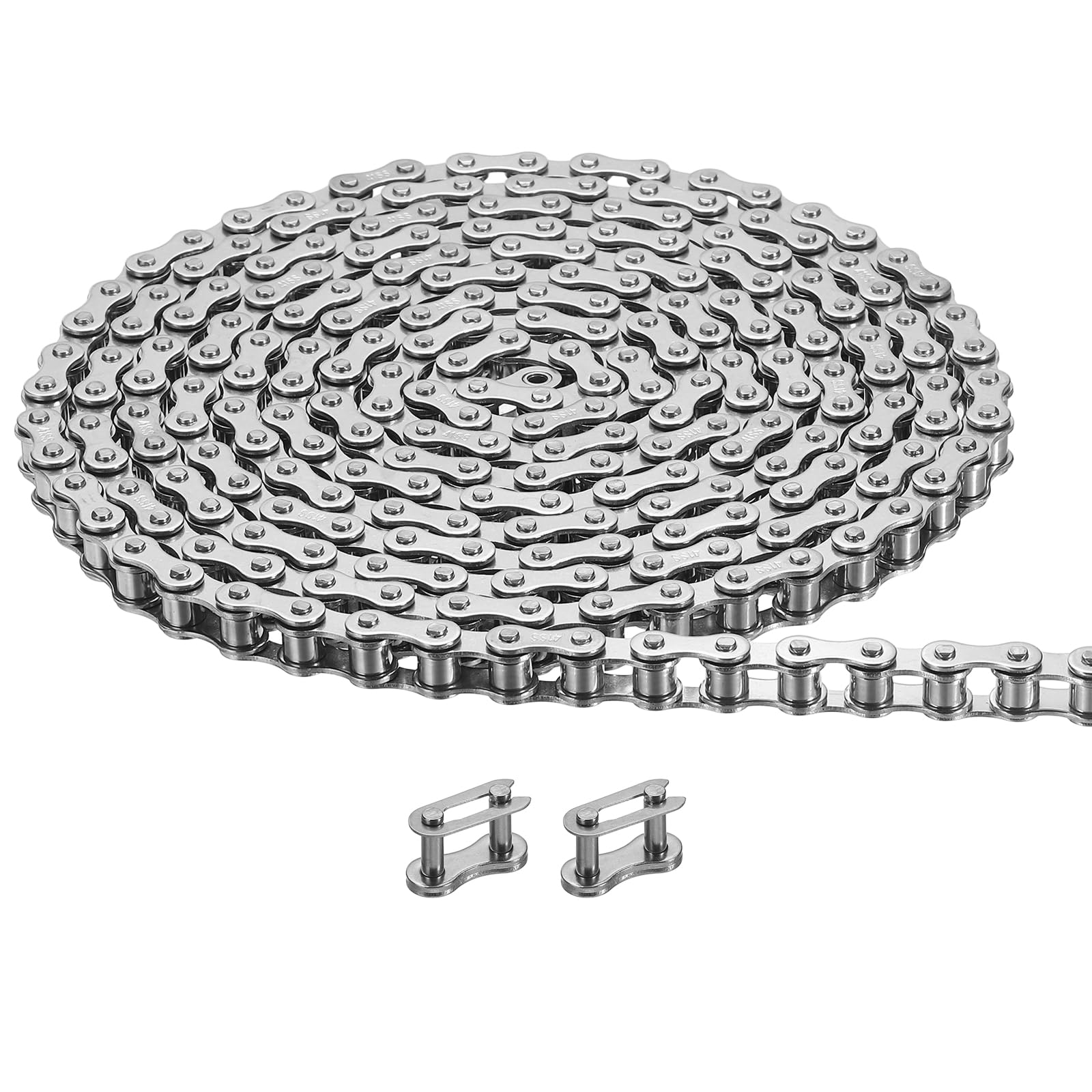 DTGN ANSI #41/ISO (DIN) 085-1 Roller Chain 10 Ft 240 Links Stainless Steel | 304