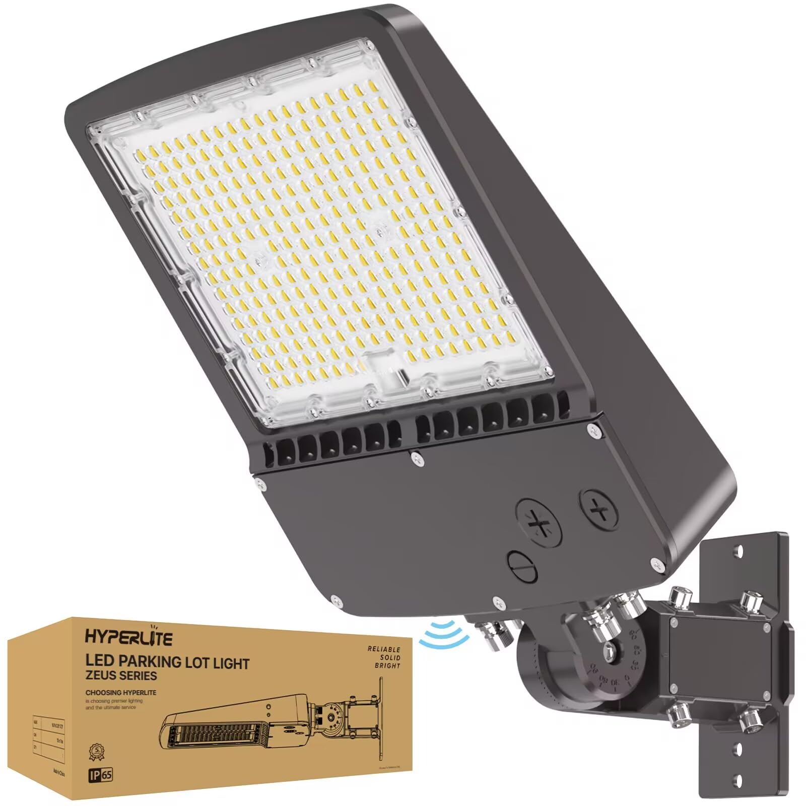 HYPERLITE Parking Lot Light 200W: 30000LM 5000K LED Parking Lot Lights Outdoor w