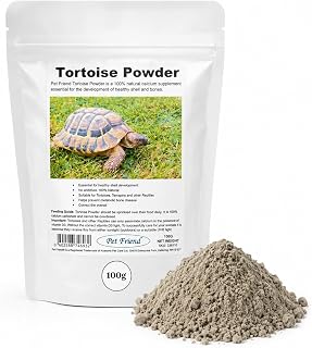 Pet Friend Tortoise Powder 100g - Reptile Calcium Food Supplement Dusting Powder