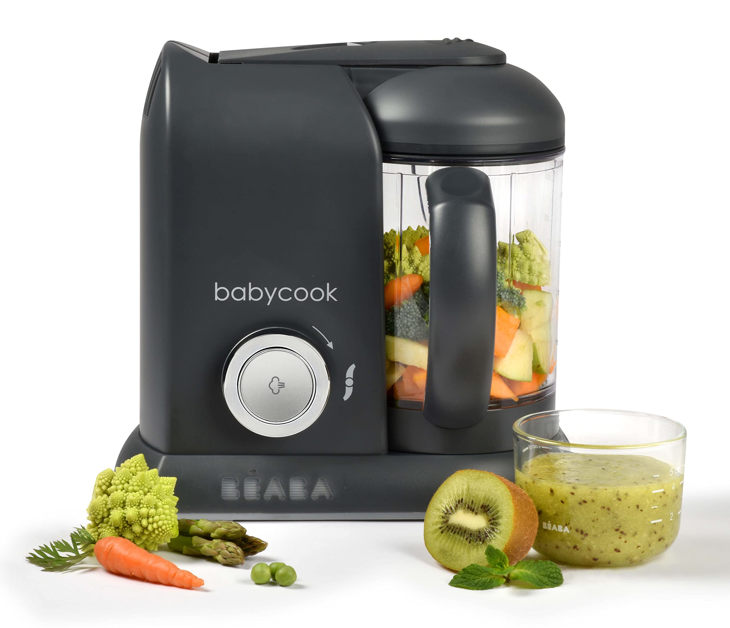 BEABA Babycook Solo 4 in 1 Baby Food Maker, Puree Steamer and Blender for Purees