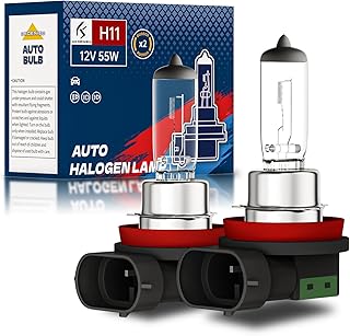 OKOENIEO H11 Headlight Bulbs, 12V 55W, 4000 Lumens, 3800K, Halogen Light Bulbs, No Glare, Headlight Bulbs High and Low Beam, Fog Light Bulb,Head Light Bulb for Car, Pack of 2