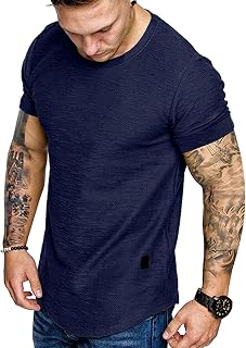 Men's Fashion Cotton Training Gym Athletic T-Shirt