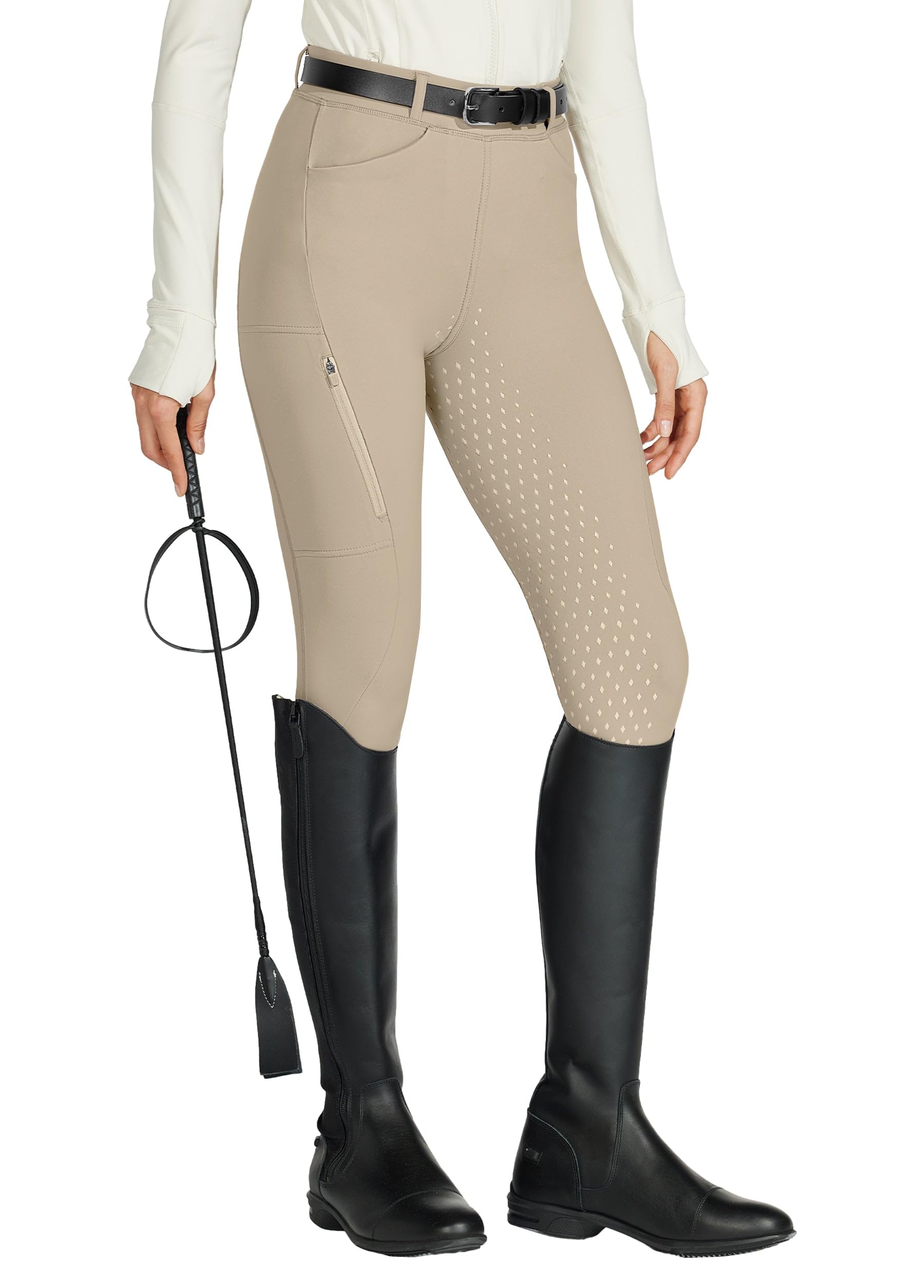Willit Women's Riding Pants Full Seat Silicone Breeches Equestrian Horseback Rid