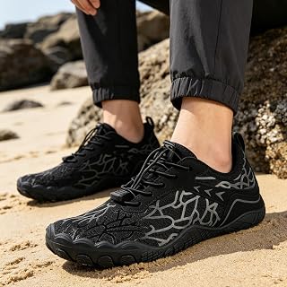 Unisex Non Slip Water Shoes Quick Dry Barefoot Aqua Sneakers Lightweight Outdoor Shoes Beach Hiking Swimming