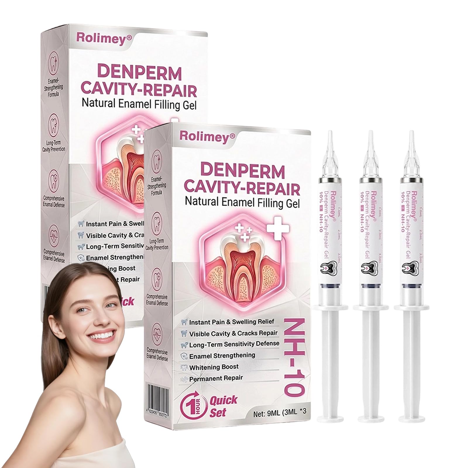 DenPerm Cavity Repair Natural Enamel Filling Gel, 2026 New Professional Denperm 