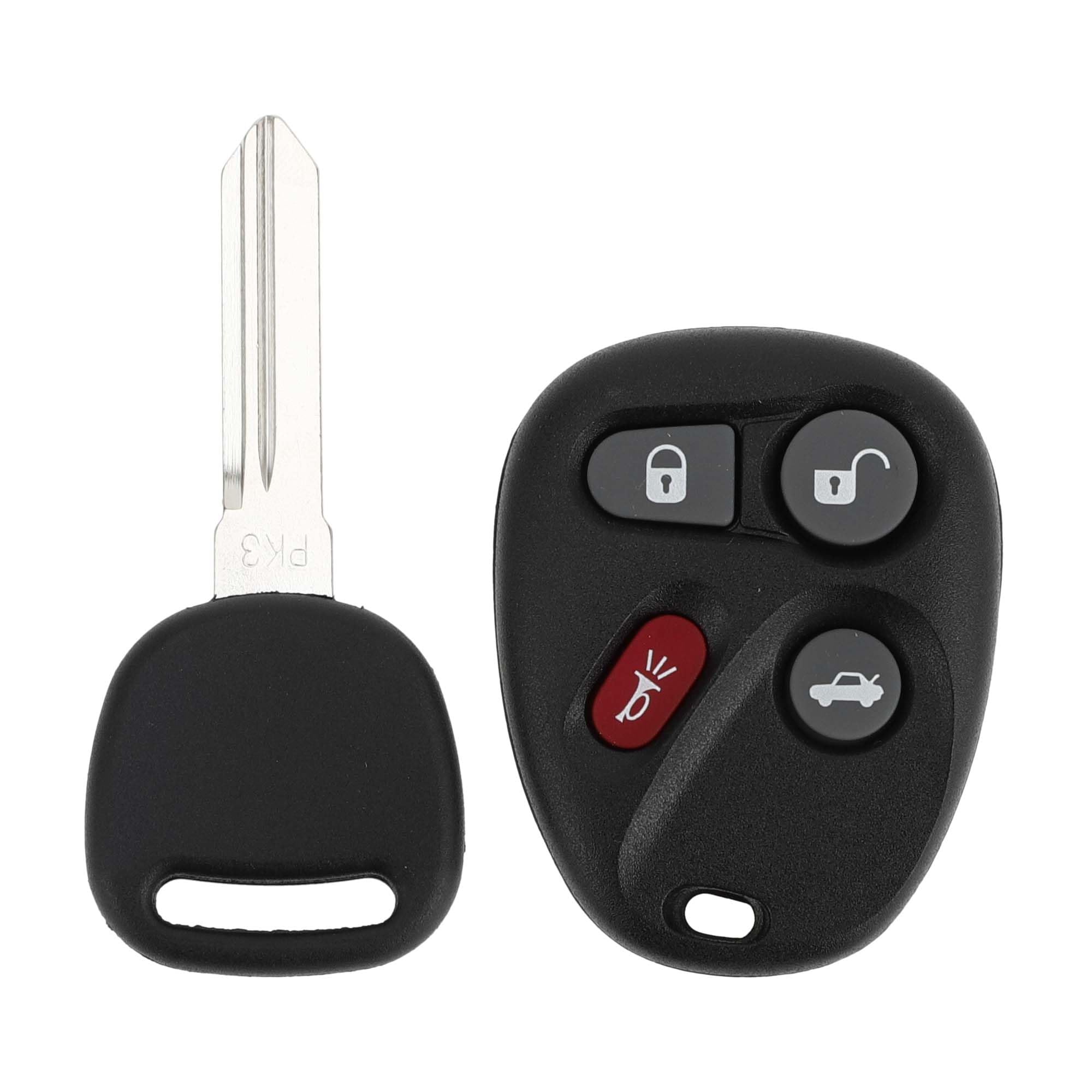 X AUTOHAUX 315MHz L2C0005T Keyless Entry Remote Ignition Transponder Key Fob for