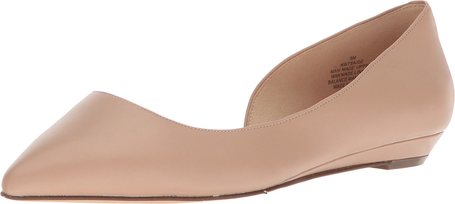 Nine West Womens Saige Suede Ballet Flat