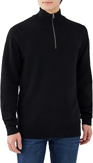 Amazon Essentials Quarter Zip Sweater, 100% Cotton, Men's
