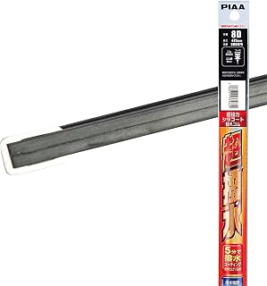 PIAA Wiper Replacement Rubber, 18.7 in (475 mm), Ultra Strong Silicoat, Special Silicone Rubber, 1 Pack, Call No. 8D, Special Metal Rail Specification, SUD475