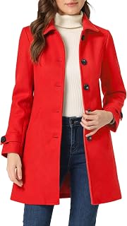 Allegra K Women's Peacock Coat