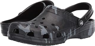 Crocs Classic Seasonal Graphic Clog, Unisex Adults’ Clogs, Black (Black/Grey 097), 12 (48/49 EU)))