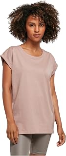 Build Your Brand Women's Ladies Extended Shoulder Tee T-Shirt