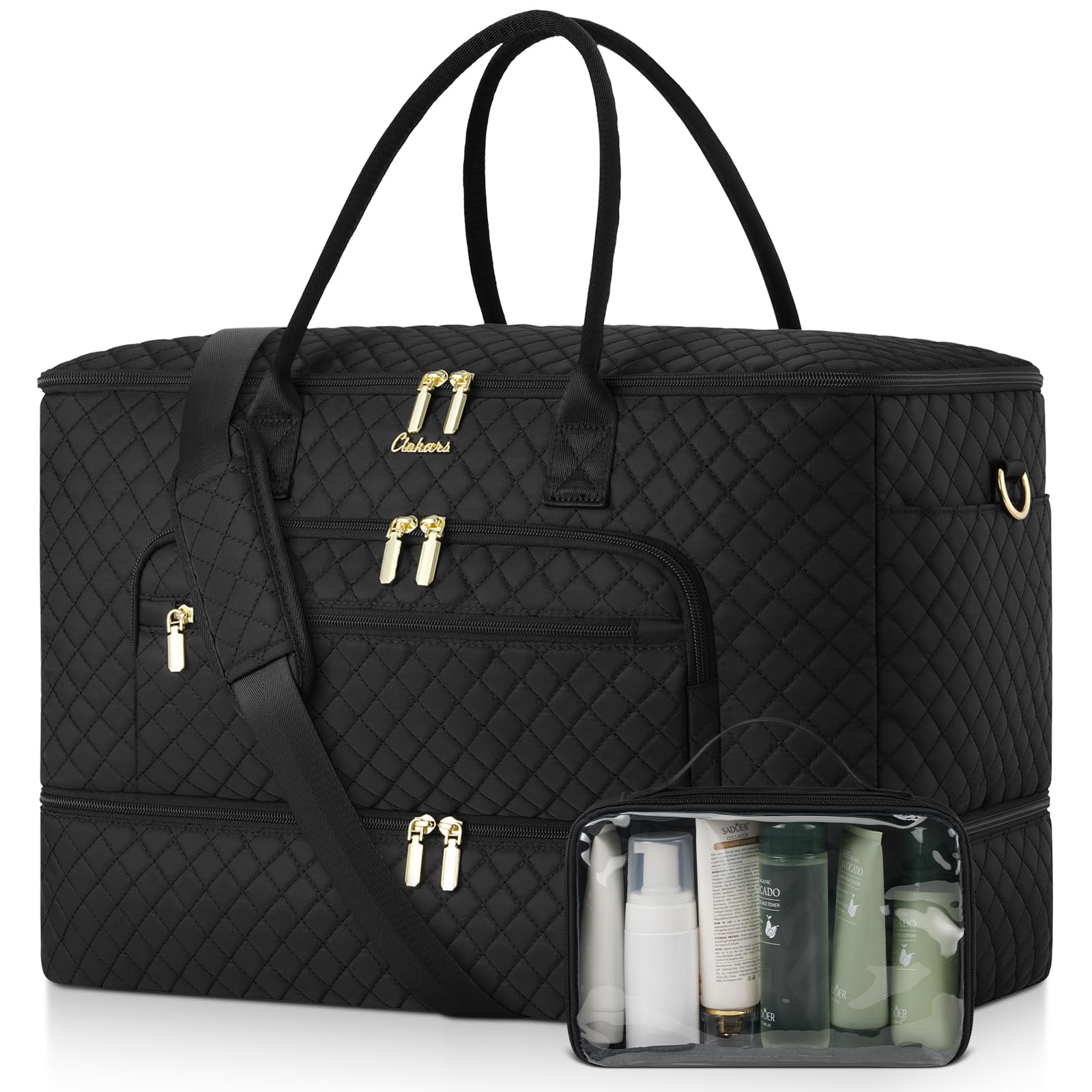 Travel Duffle Bag, Wide Open Large Weekender Bag Overnight Bags for Women | Top 