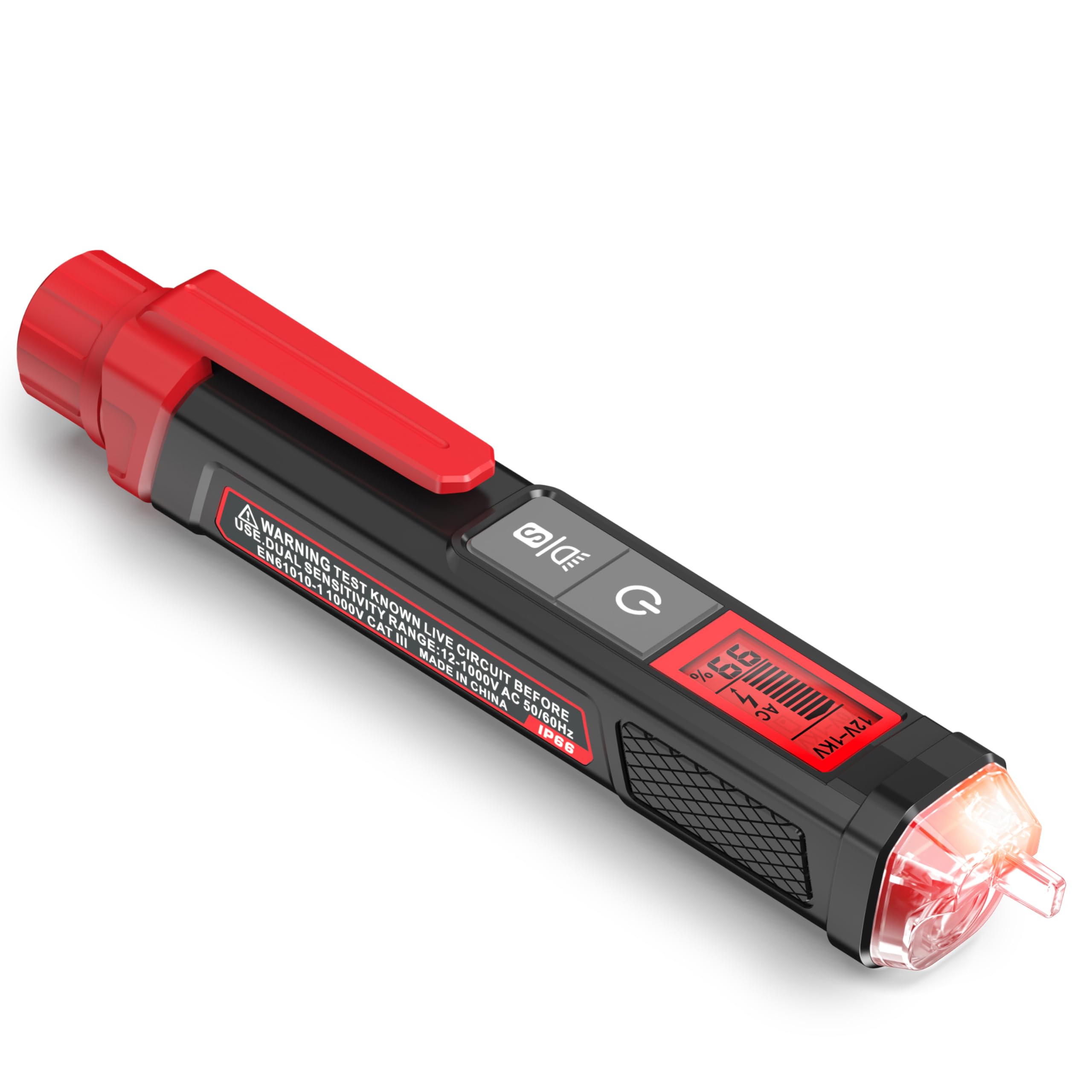 KAIWEETS Voltage Tester/Non-Contact Voltage Tester with Signal Percentage, Dual 