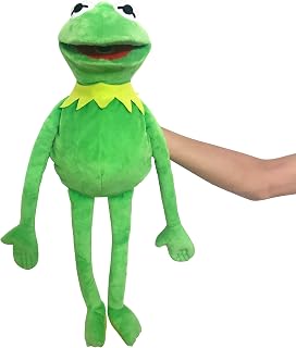 Kermit Frog Hand Puppet 24" The Kermit Frog Stuffed Plush Toy for Role Play | 24 Inch The Puppet Movie Show Soft Frog Puppet Doll for Boy & Girl