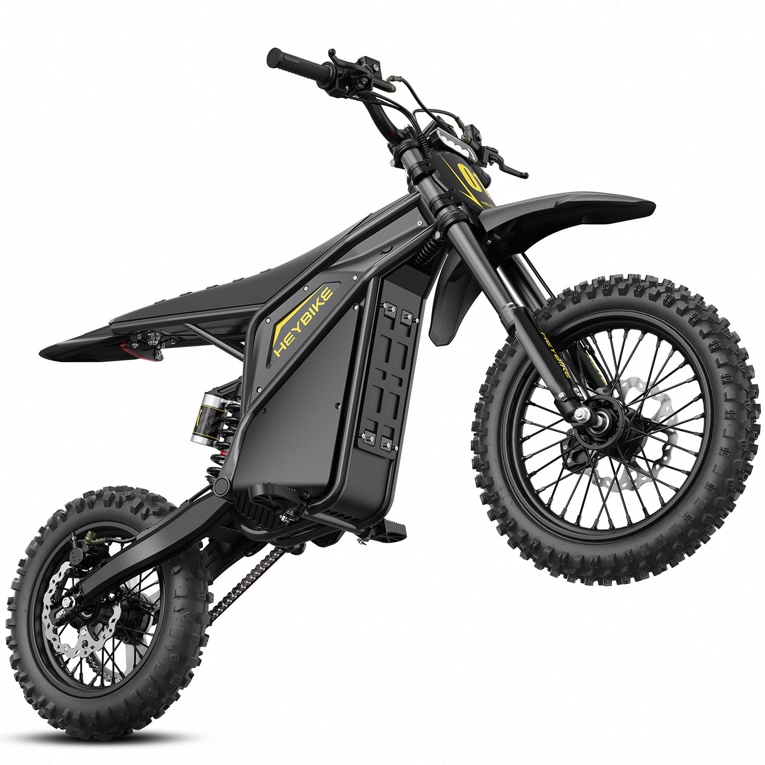 Heybike Electric Dirt Bike Villain, 4160W Electric Motorcycle, 45 MPH | 50 Miles