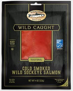 Duck Trap River Fish Farm, Wild Sockeye Salmon, 4 Ounce