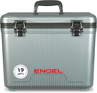 Engel 19qt Leak-Proof, Air Tight, Drybox Cooler and Small Hard Shell Lunchbox for Men and Women