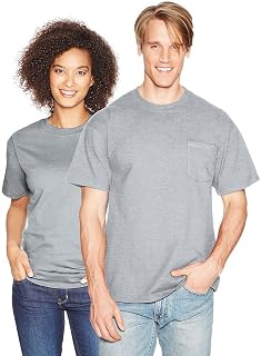 Cotton T-Shirt with Pocket by Hanes