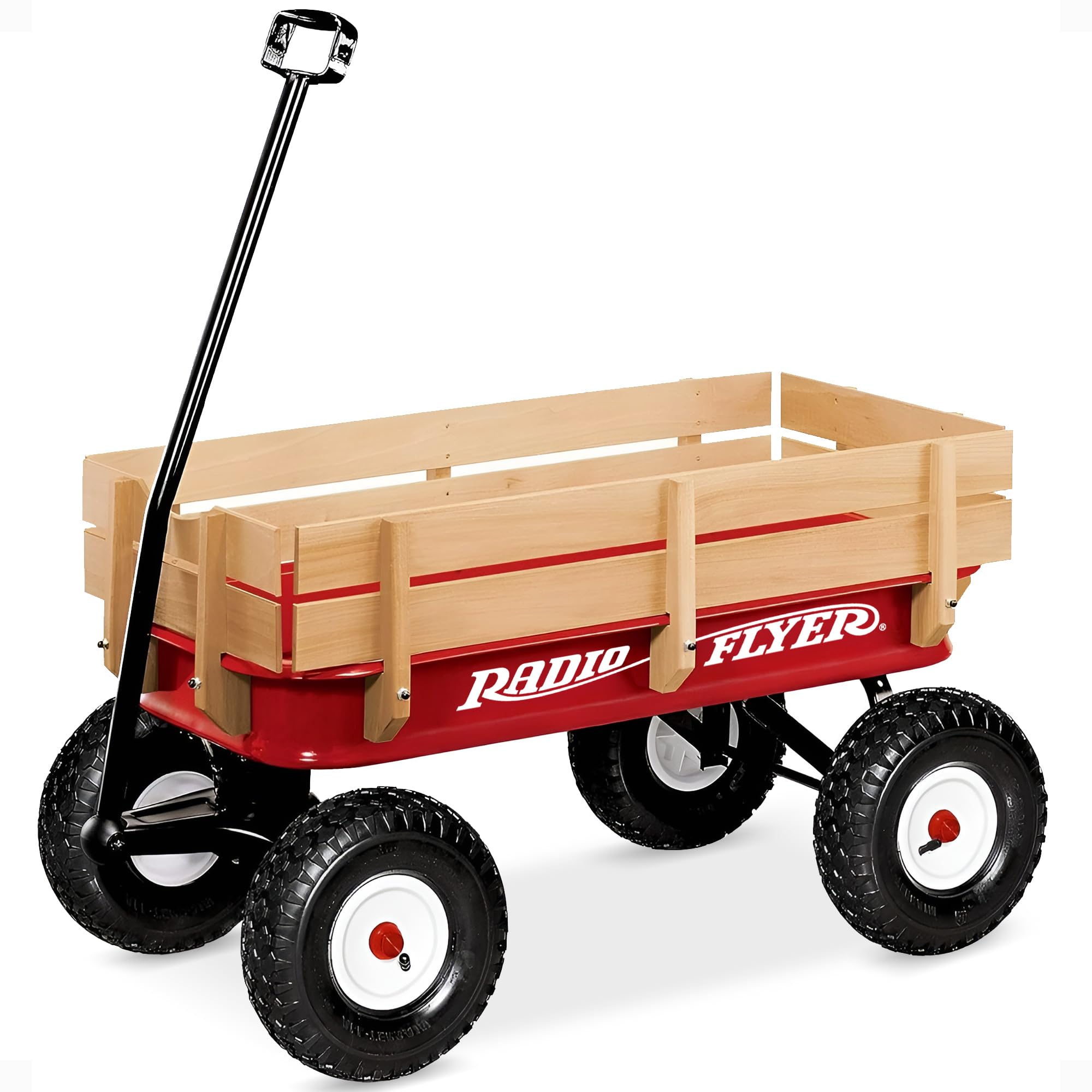 Radio Flyer Classic Steel & Wood Wagon, For Kids 1.5+, Wagon for Kids | All-Stee