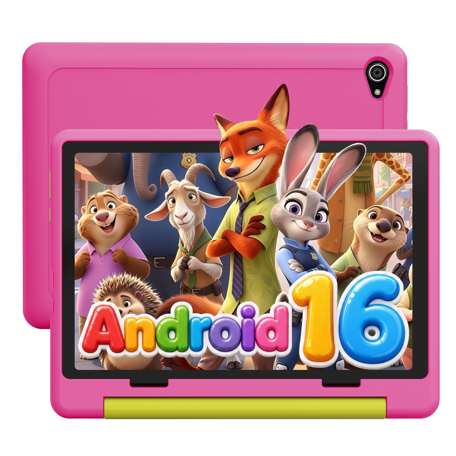 Laptok Android 16 Kids Tablet 10 Inch, Tablet for Kids with 64GB+1TB Expand, GMS