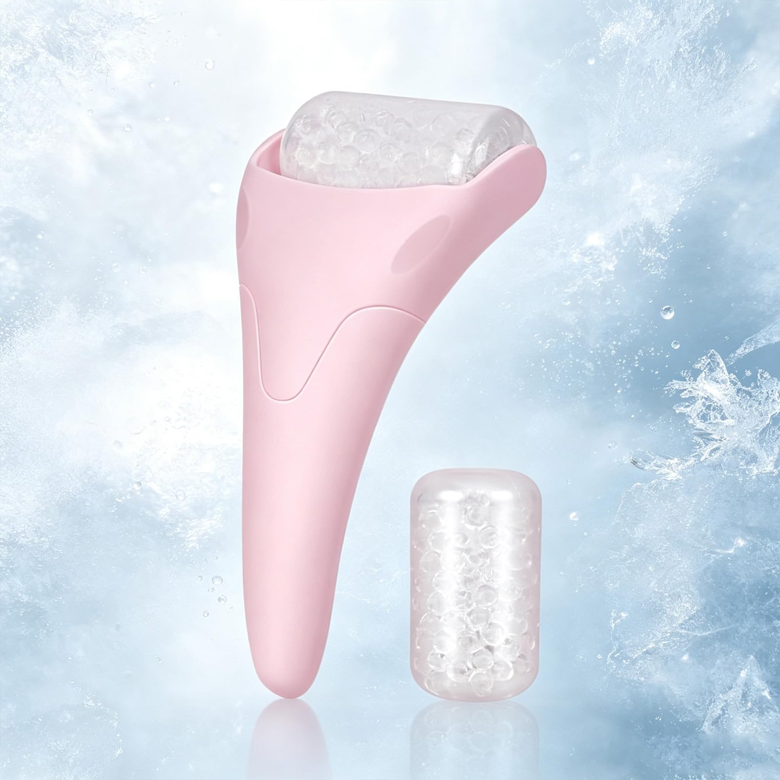 Roller for Face and Hands, Facial Massage Tool Care Tool, Pink
