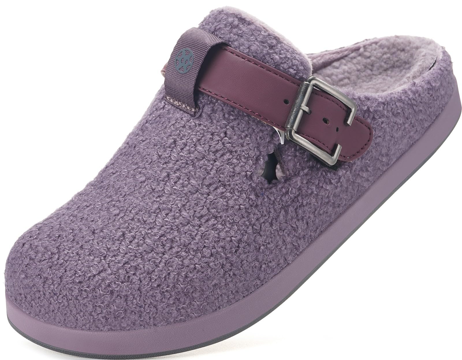 Sisttke Women's Men's Winter Slippers Fur Clogs and Warm Mules