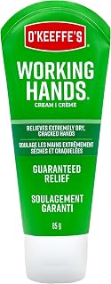 O'Keeffe's Working Hands Hand Cream for Extremely Dry, Cracked Hands, 85g | Heals, Relieves And Repairs Extremely Dry, Cracked Hands Boosting Moisture Levels For Long-Lasting Hydration - 3oz Tube