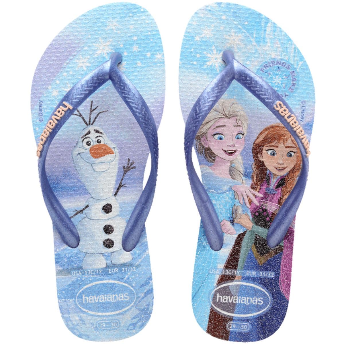 Havaianas ユニセックス子供 KIDS SLIM PRINCESSビーチサンダル