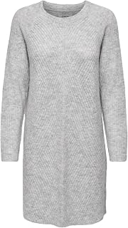 ONLY Women's Onlcarol L/S Dress KNT Noos
