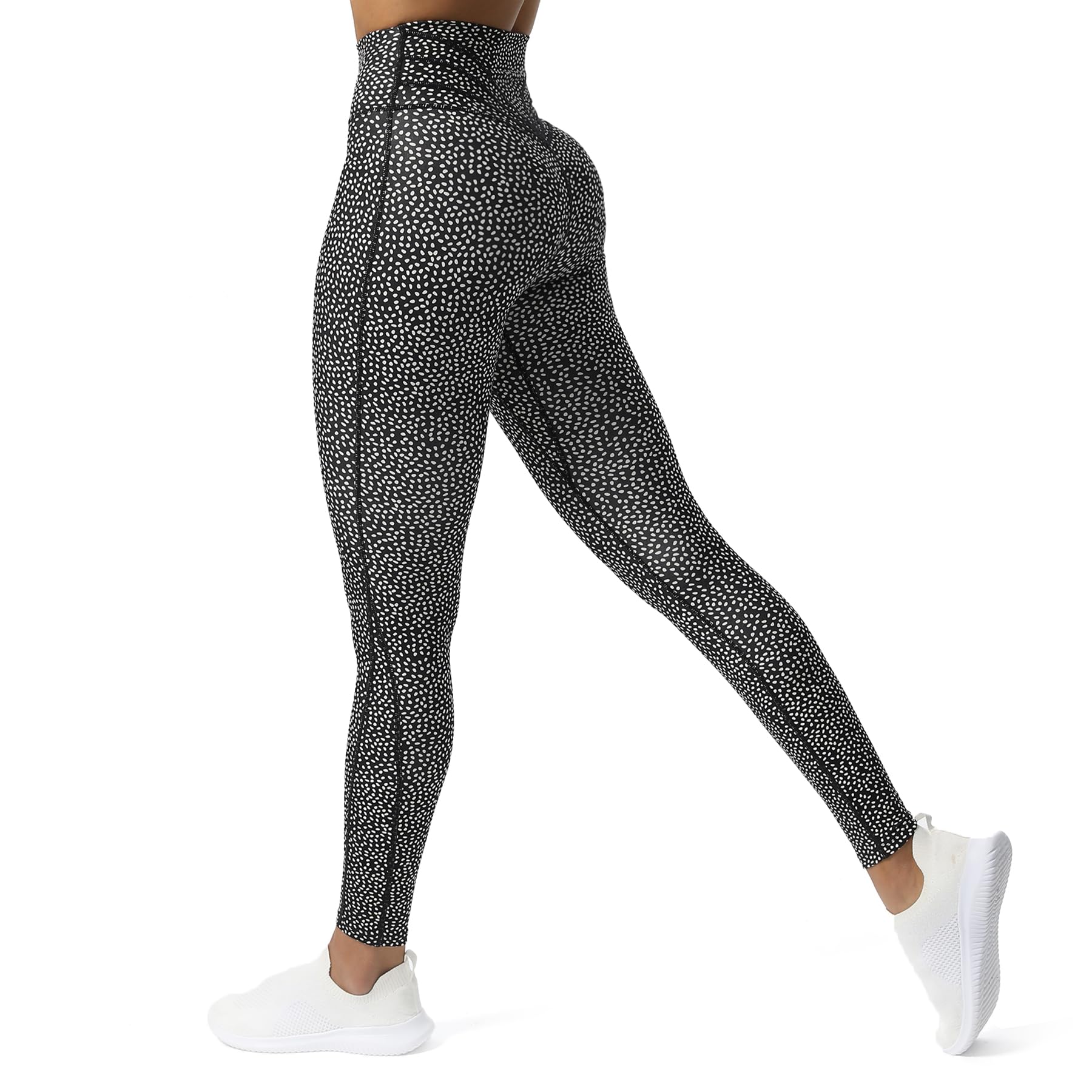 Aoxjox High Waisted Workout Leggings for Women Trinity Yoga Pants 26.5 Inches