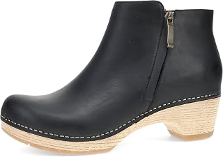 Dansko Lizanne Booties for Women - Recycled Materials and Leather Lining for Breathability - Lightweight Rubber Outsole for Long Lasting Comfort