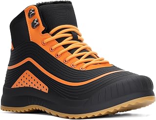 ulogu Snow Boots for Men Women丨Insulated Waterproof Fur Lined Booties丨Non Slip Lightweight Winter Shoes