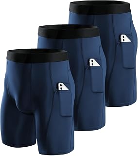 Niksa 2 Pieces Men's Sports Leggings Tights Running Fitness Compression Pants