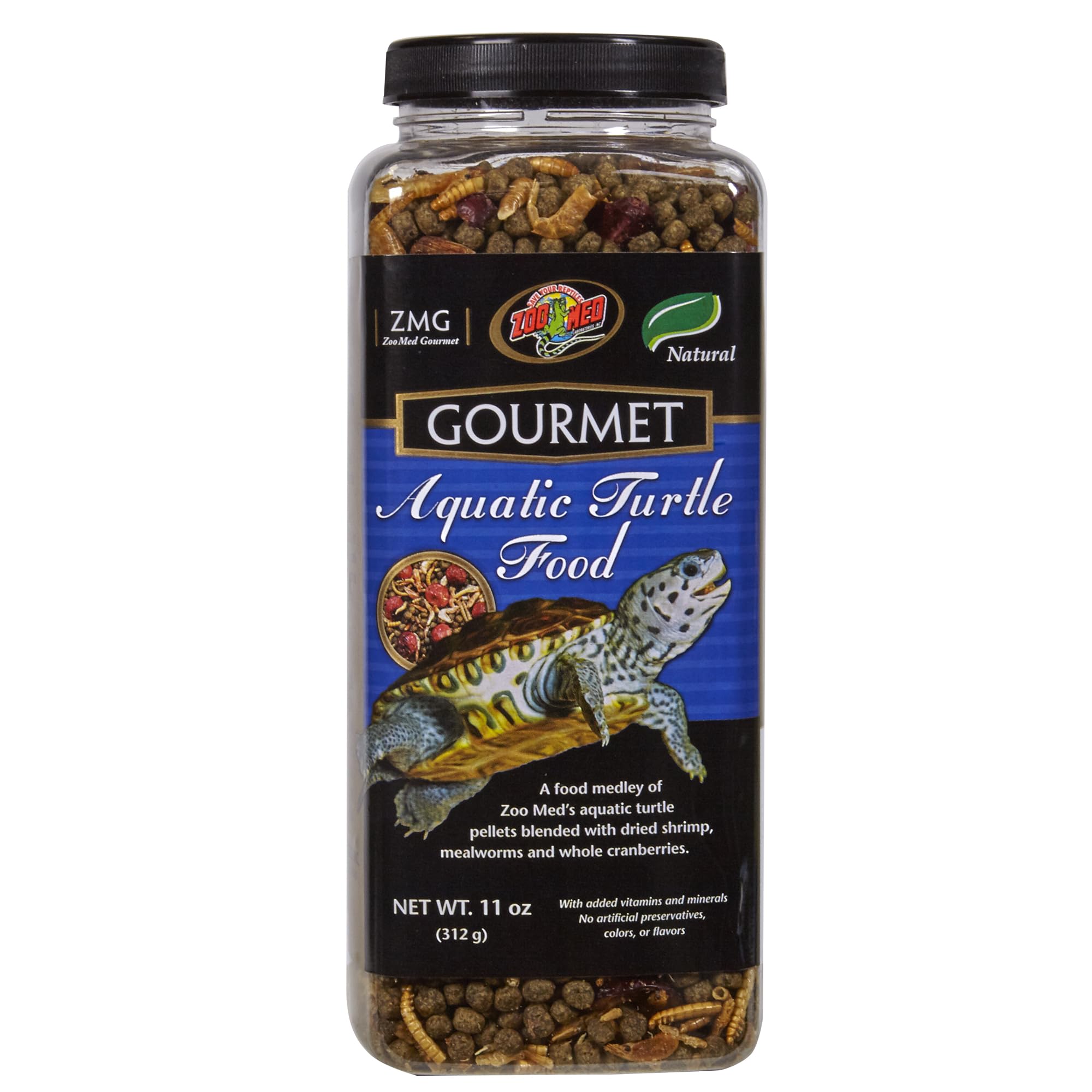 Zoo Med Gourmet Aquatic Turtle Food, 11 -Ounce