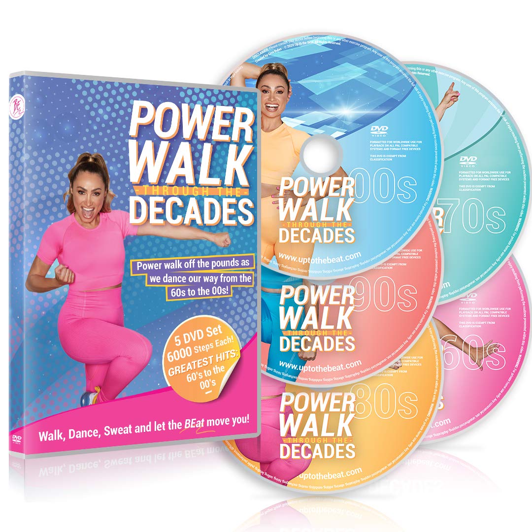 Power Walk Through The Decades 5 DVD Set: Walk, Dance And Sweat With Hits From T