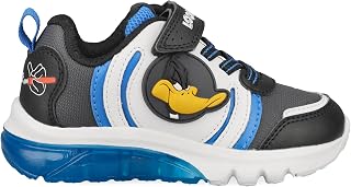 Geox Junior Boy J CIBERDRON Boy H - Zapatillas Deportivas, Color Negro y Azul