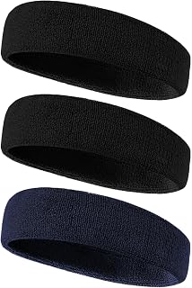 Headband Headband for Men and Women, Soft to the Touch, Moderate Thickness, Hair Turban, Bandana, Sweatproof, Towel Fabric, Stretchy, Antibacterial, Odor Resistant, Sports, Face Washing, Hair Tie,
