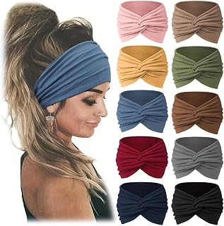 Women Wide Elastic Breathable Headband Fitness Sport Cycling Running Yoga Headband