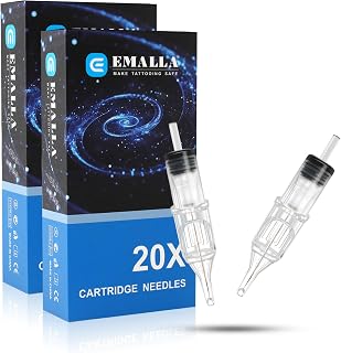 Emalla 40Pcs Mixed Size 1203RL 1205RL 1207RL 1209RL Professional for Beginners or Artists