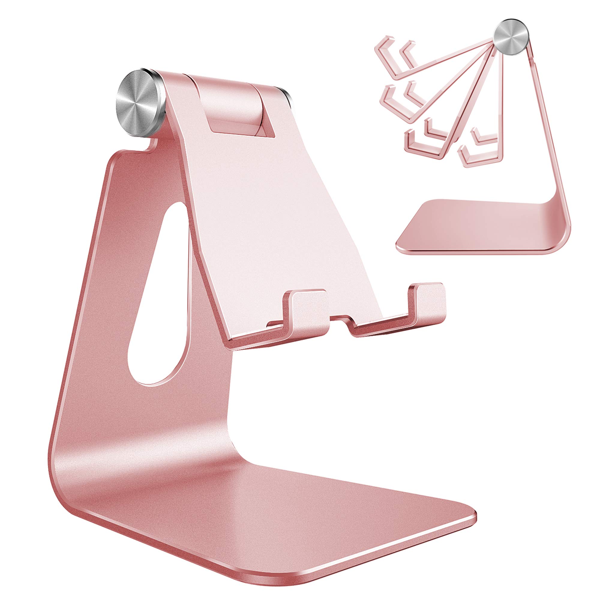 CreaDream Aluminum Cell Phone Stand, Adjustable Phone Holder for Desk | Adjustab