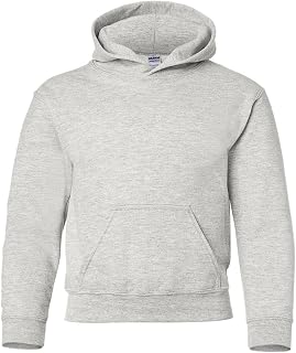 Gildan Men's Rib Knit Pouch Pocket Hooded Sweatshirt
