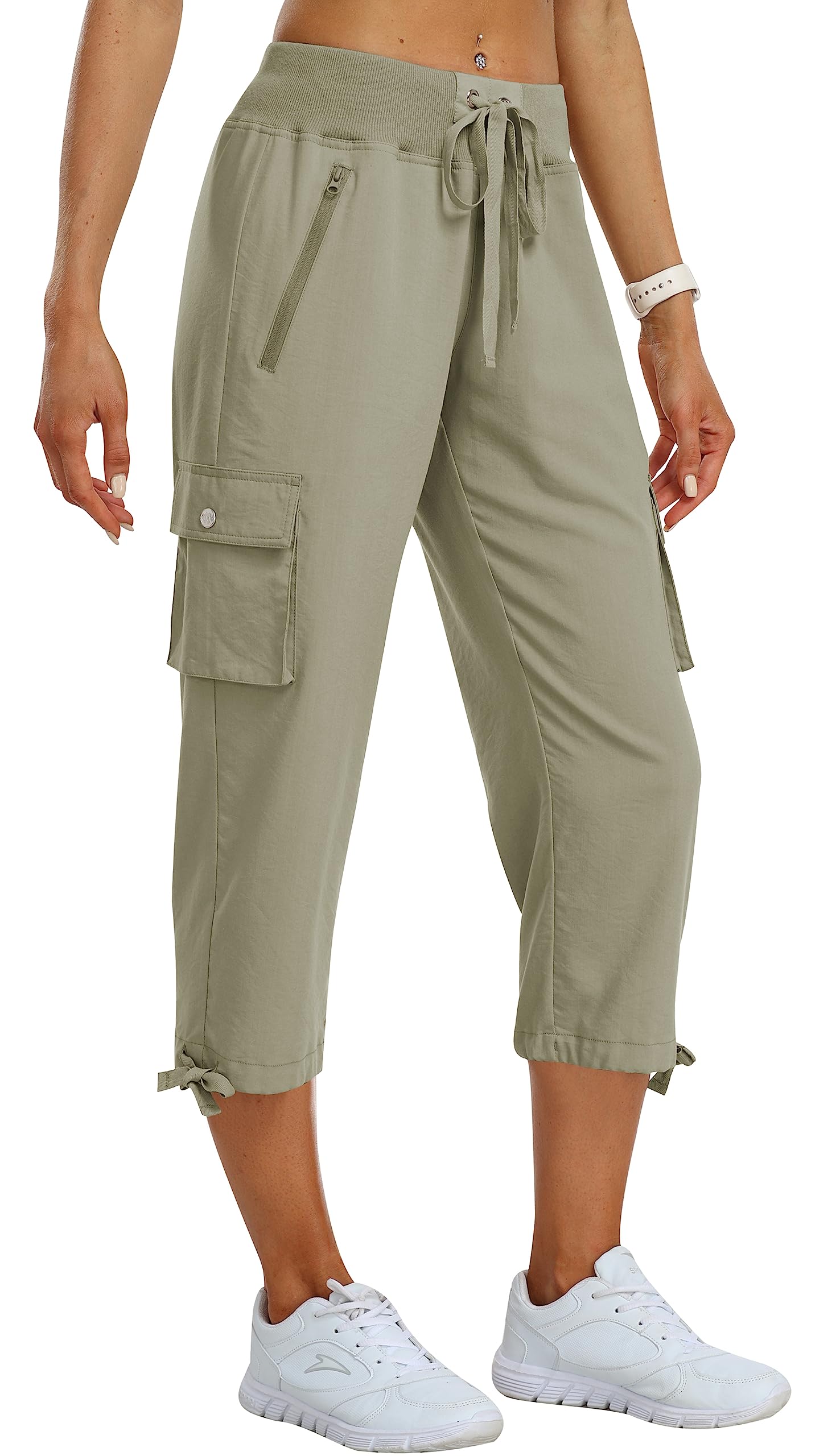 MoFiz Women's Cargo Pants Loose Fit Casual Hiking Lightweight Quick Dry Travel S