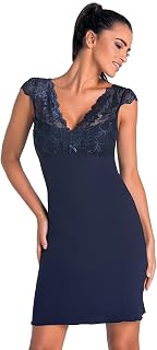 Selente Sweet Dreams Women's Short Sleeve Nightgown/Dressing Gown, Made in EU